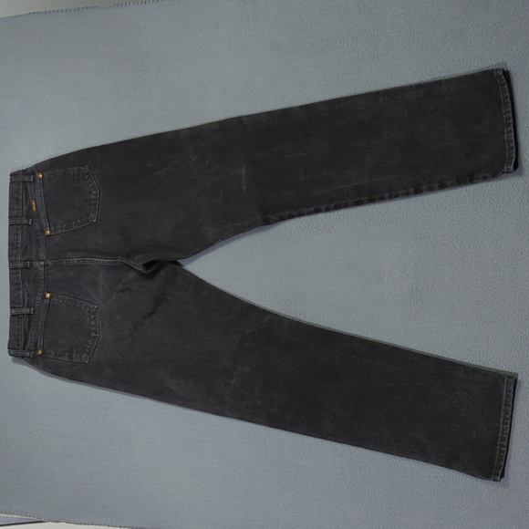 Wrangler Jeans Men's 36x36 Fits 35x35 Black 13MWZ Cowboy Cut Denim Western - Picture 3 of 10